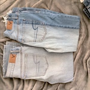 Two American Eagle Jeans